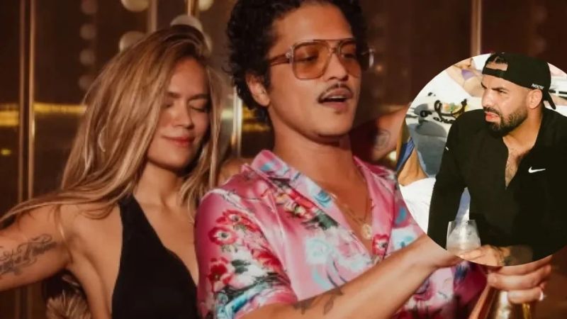 Bruno Mars bromea sobre 'recuperar' a Karol G tras verla bailar con Drake